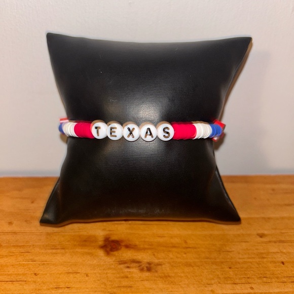 Texas (State) Heishi Bracelet - Picture 2 of 6